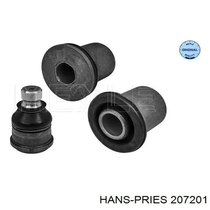 Купить 207201 Hans Pries (Topran) Сайлентблок нижний передней подвески