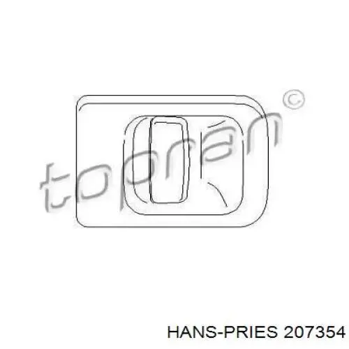 207354 Hans Pries (Topran) ручка двери задней (распашной правая наружная)