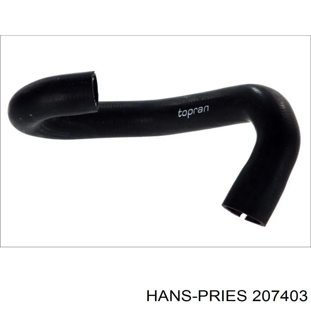 207403 Hans Pries (Topran) шланг (патрубок радиатора охлаждения верхний)