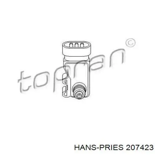 Датчик давления во впускном коллекторе, MAP 207423 Hans Pries (Topran)