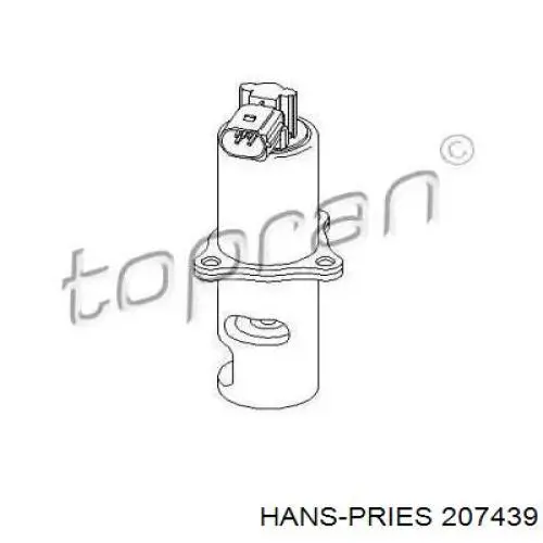 Клапан ЕГР 207439 Hans Pries (Topran)