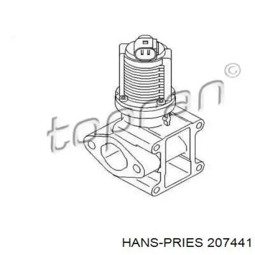 Клапан ЕГР 207441 Hans Pries (Topran)