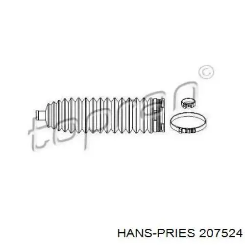 207524 Hans Pries (Topran) пыльник рулевой рейки