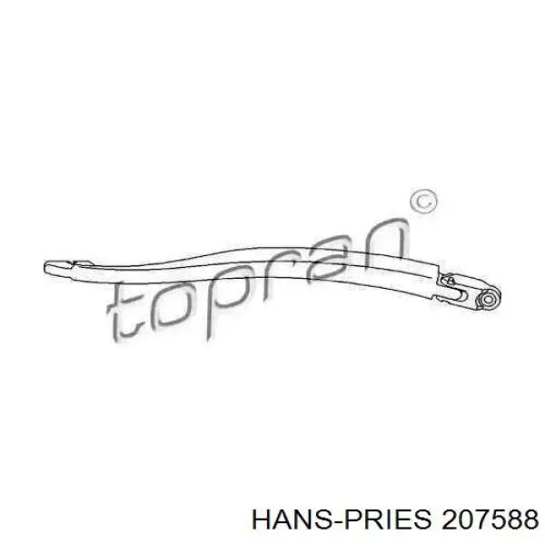 Рычаг-поводок стеклоочистителя заднего стекла 207588 Hans Pries (Topran)