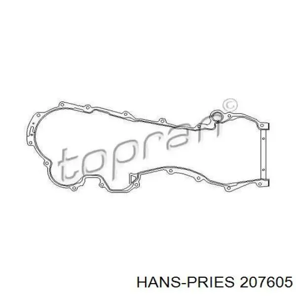 Прокладка передней крышки двигателя 207605 Hans Pries (Topran)