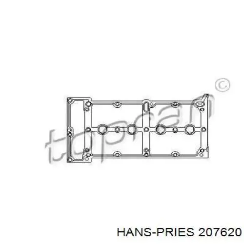 Прокладка клапанной крышки 207620 Hans Pries (Topran)