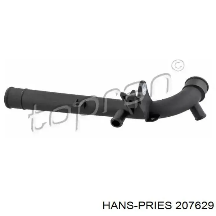 207629 Hans Pries (Topran) шланг (патрубок системы охлаждения)