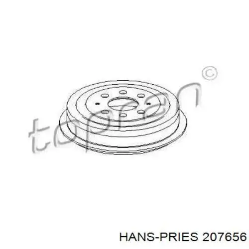 Тормозной барабан 207656 Hans Pries (Topran)