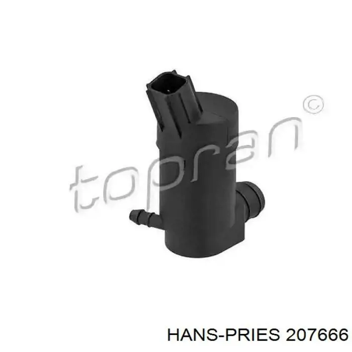 Купить 207666 Hans Pries (Topran) Моторчик омывателя переднего стекла