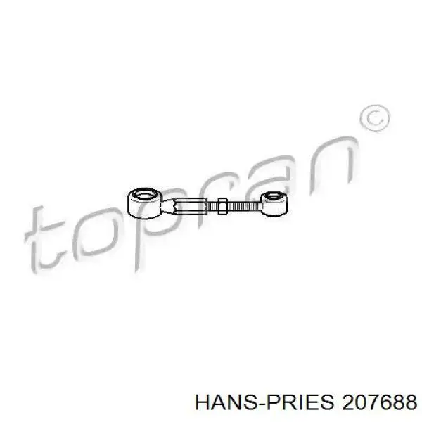 Тяга кулисы АКПП/КПП Hans Pries (Topran) 207688 цена, от 2.33 USD