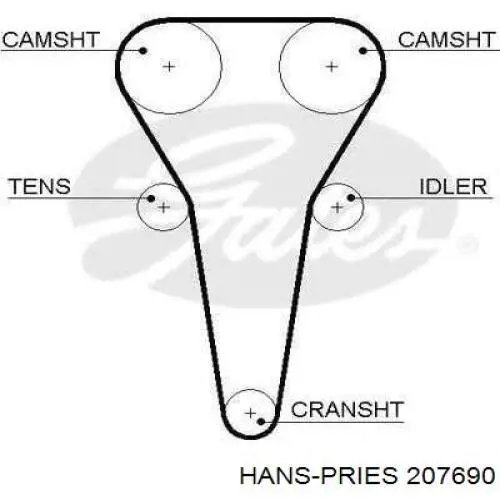 Фильтр коробки автомат Hans Pries (Topran) 207690 цена, от 12.37 USD