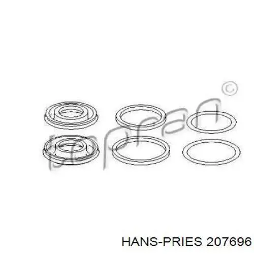 207696 Hans Pries (Topran) ремкомплект суппорта тормозного заднего
