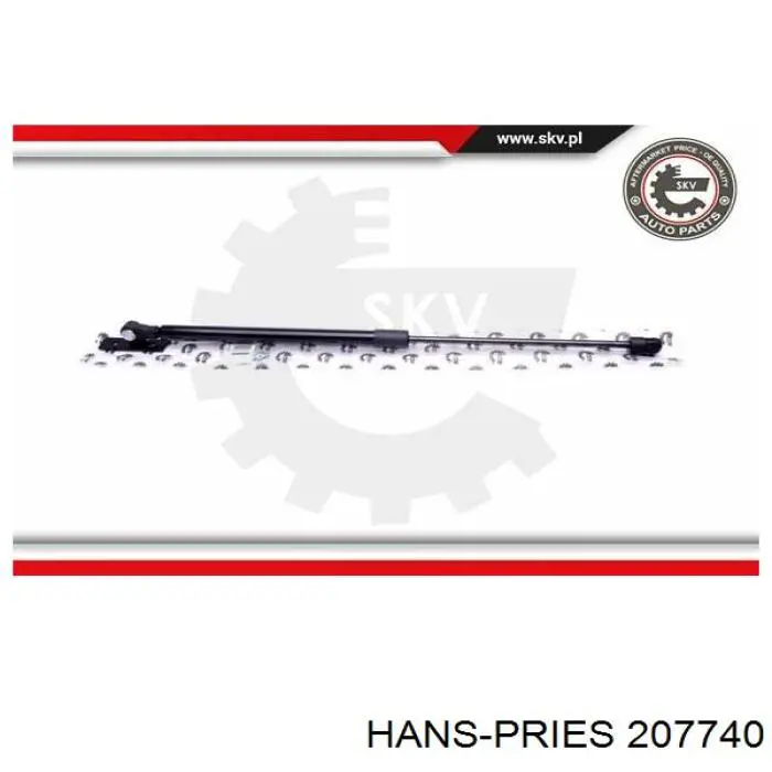 Купить 207740 Hans Pries (Topran) Амортизатор под капот