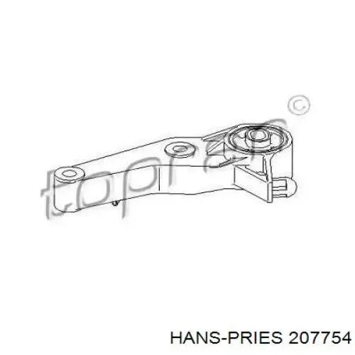 Кронштейн подушки (опоры) двигателя задней 207754 Hans Pries (Topran)