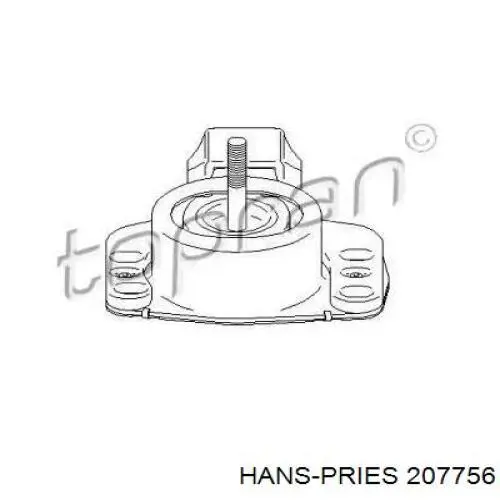 Подушка двигателя 207756 Hans Pries (Topran)