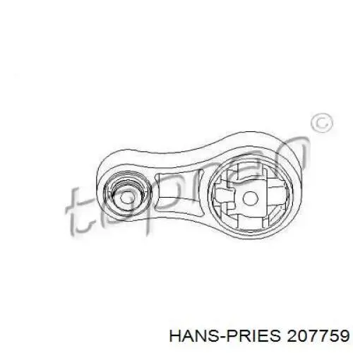 207759 Hans Pries (Topran) Подушка (опора) двигателя, нижняя