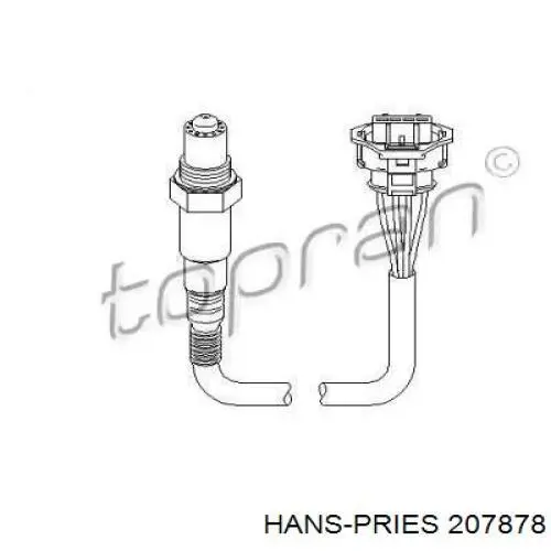 Датчик кислорода до катализатора 207878 Hans Pries (Topran)