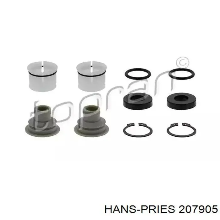 207905 Hans Pries (Topran) ремкомплект кулисы переключения передач