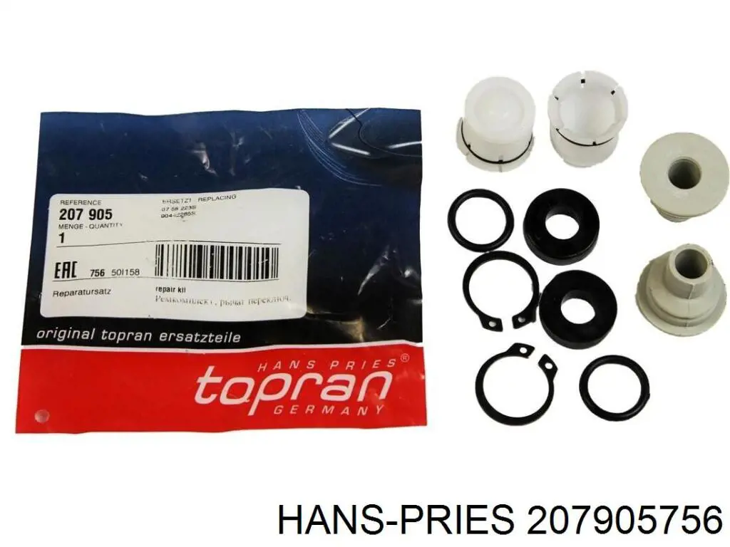 207905756 Hans Pries (Topran) ремкомплект кулисы переключения передач