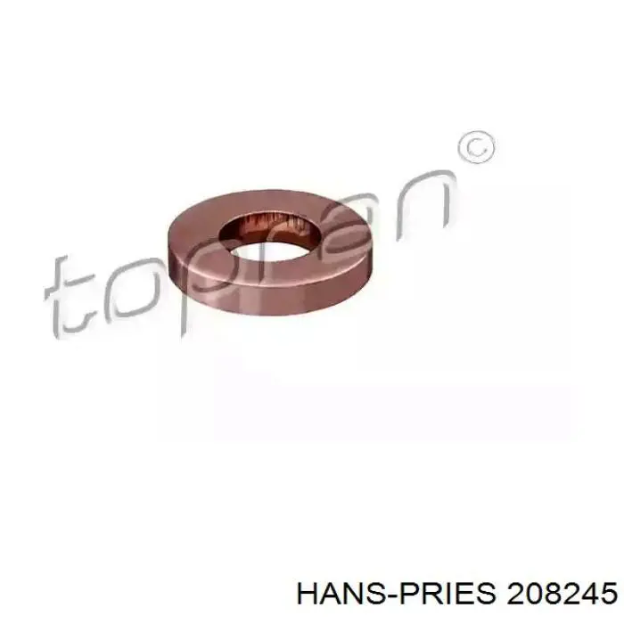 208245 Hans Pries (Topran) кольцо (шайба форсунки инжектора посадочное)