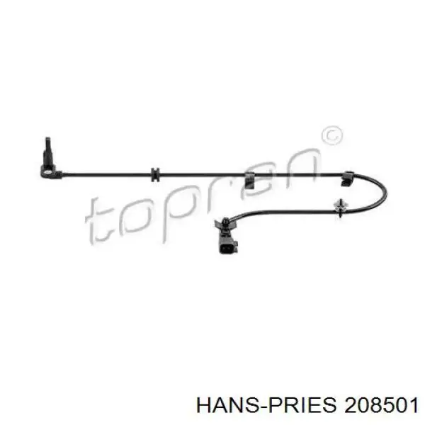 Датчик АБС (ABS) задний 208501 Hans Pries (Topran)