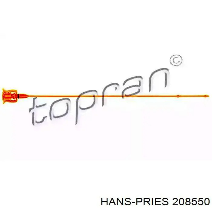 208550 Hans Pries (Topran) щуп (индикатор уровня масла в двигателе)
