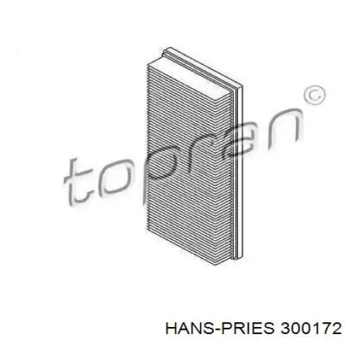 Воздушный фильтр 300172 Hans Pries (Topran)