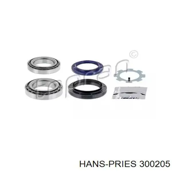 Подшипник задней ступицы 300205 Hans Pries (Topran)