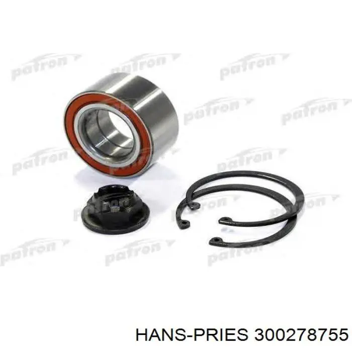 300278755 Hans Pries (Topran) Подшипник ступицы передней
