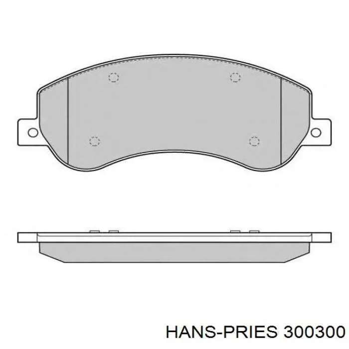 300300 Hans Pries (Topran) Пыльник шарнира привода