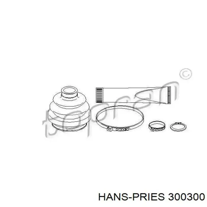 Чехол шруса Hans Pries (Topran) 300300 цена, от 2.91 USD