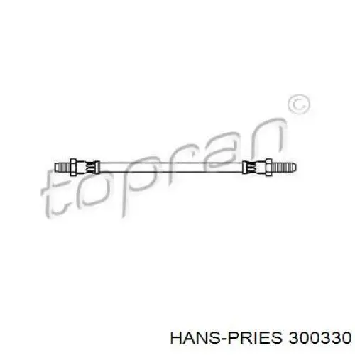 Задний тормозной шланг 300330 Hans Pries (Topran)