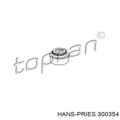 300354 Hans Pries (Topran) сальник клапана (маслосъёмный впускного)