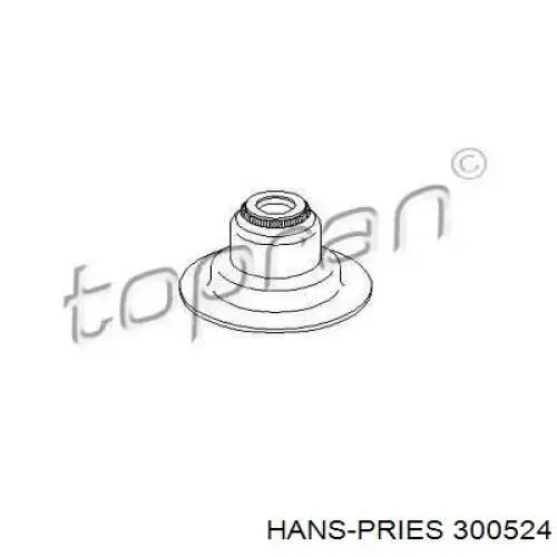 300524 Hans Pries (Topran) сальник клапана (маслосъемный, впуск/выпуск)