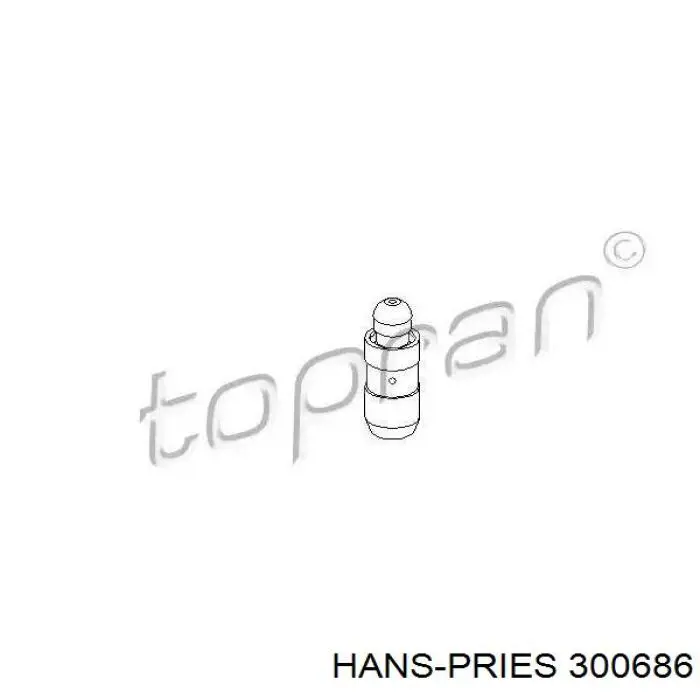 Купить 300686 Hans Pries (Topran) Толкатель клапанов двигателя