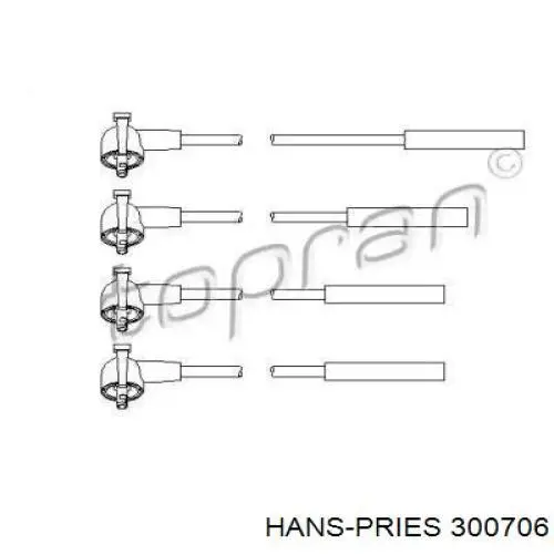 Высоковольтные провода 300706 Hans Pries (Topran)