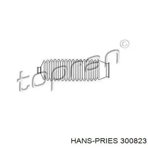 300823 Hans Pries (Topran) bota de proteção do mecanismo de direção (de cremalheira)