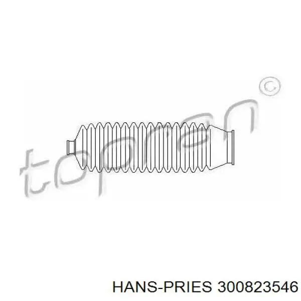 300 823 546 Hans Pries (Topran) пыльник рулевой рейки