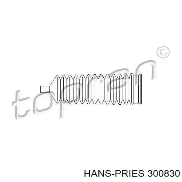 Пыльник тяги Hans Pries (Topran) 300830 цена, от 3.57 USD