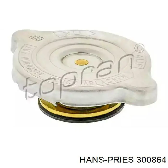 300864 Hans Pries (Topran) крышка (пробка радиатора)