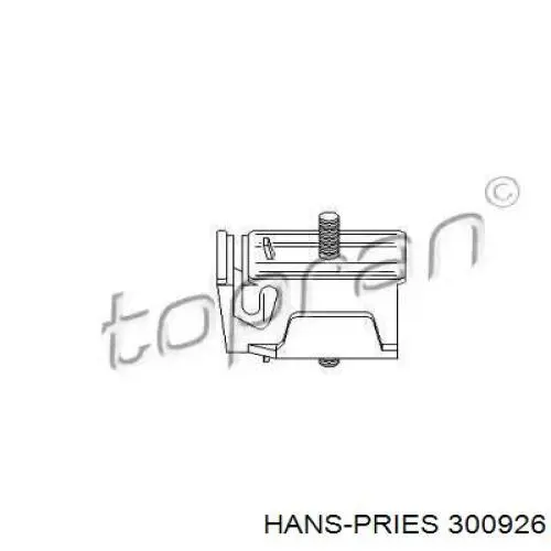 Подушка (опора) двигателя левая задняя 300926 Hans Pries (Topran)