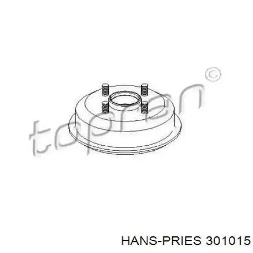 Тормозной барабан 301015 Hans Pries (Topran)