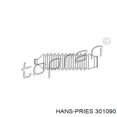 301090 Hans Pries (Topran) Пыльник рулевой тяги