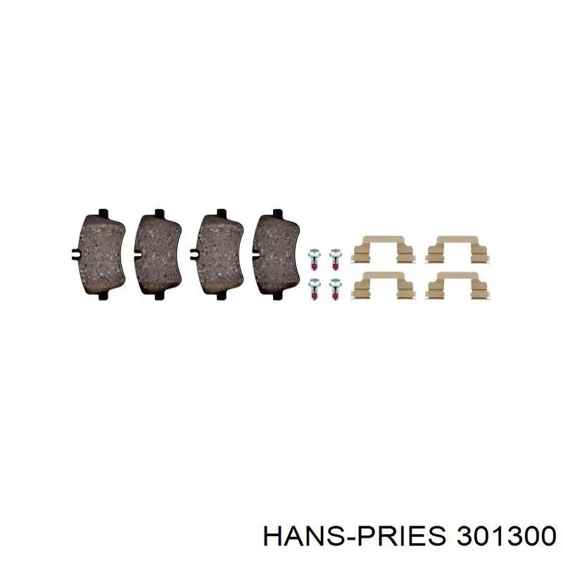 Купить 301300 Hans Pries (Topran) Втулки переднего стабилизатора