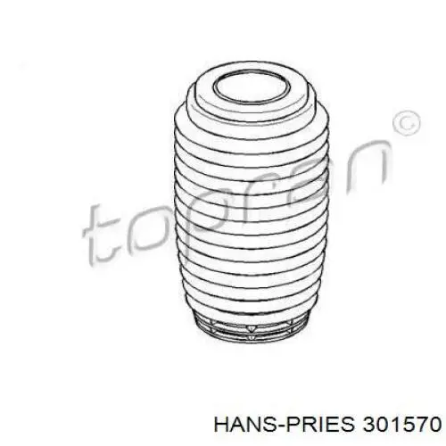 301 570 Hans Pries (Topran) пыльник амортизатора переднего