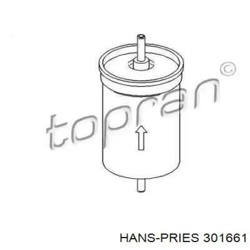 Топливный фильтр 301661 Hans Pries (Topran)