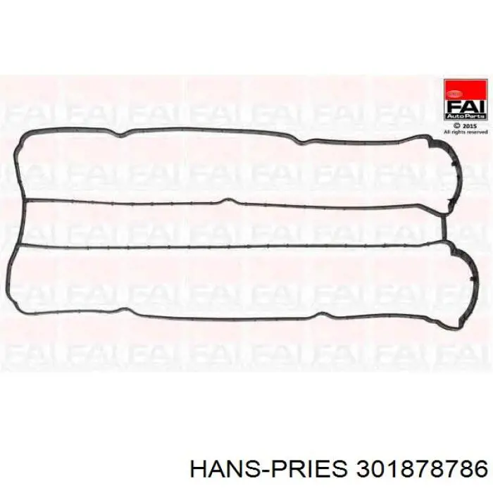 Прокладка клапанной крышки 301878786 Hans Pries (Topran)