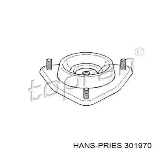 Опора амортизатора переднего 301970 Hans Pries (Topran)