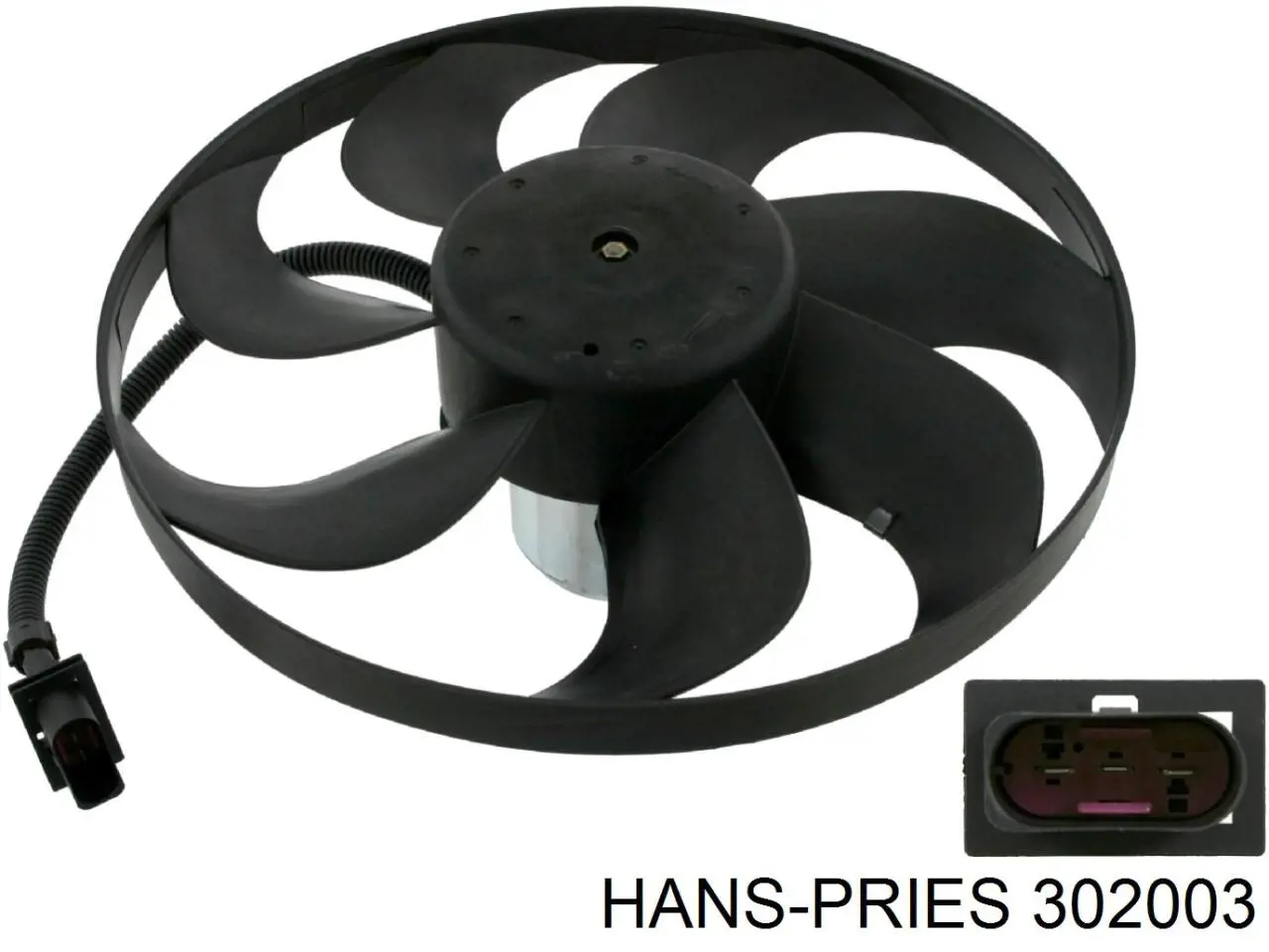Купить 302003 Hans Pries (Topran) Муфта вентилятора охлаждения