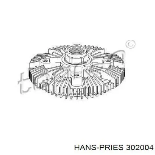 Вискомуфта вентилятора 302004 Hans Pries (Topran)